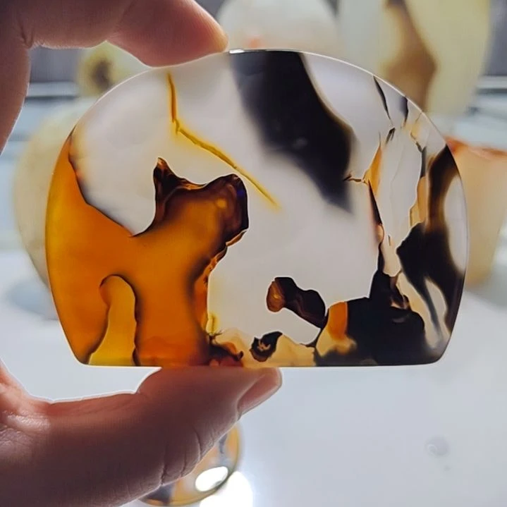 玛瑙/玉髓未镶嵌吊坠(不含链)2号