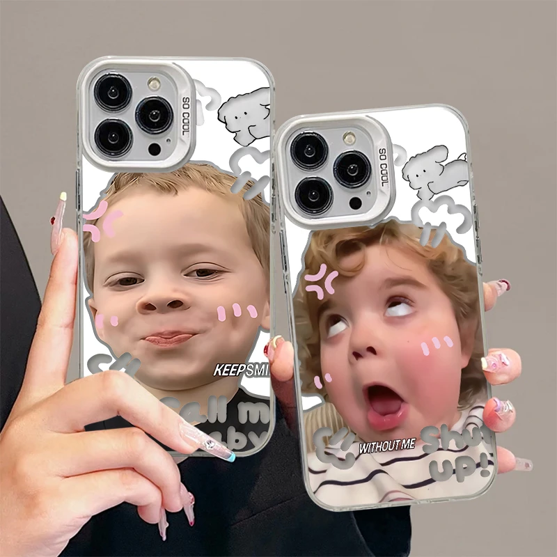 奥菲顿翻白眼女孩适用iphone1615元气手机壳华为vivo小米15oppo套
