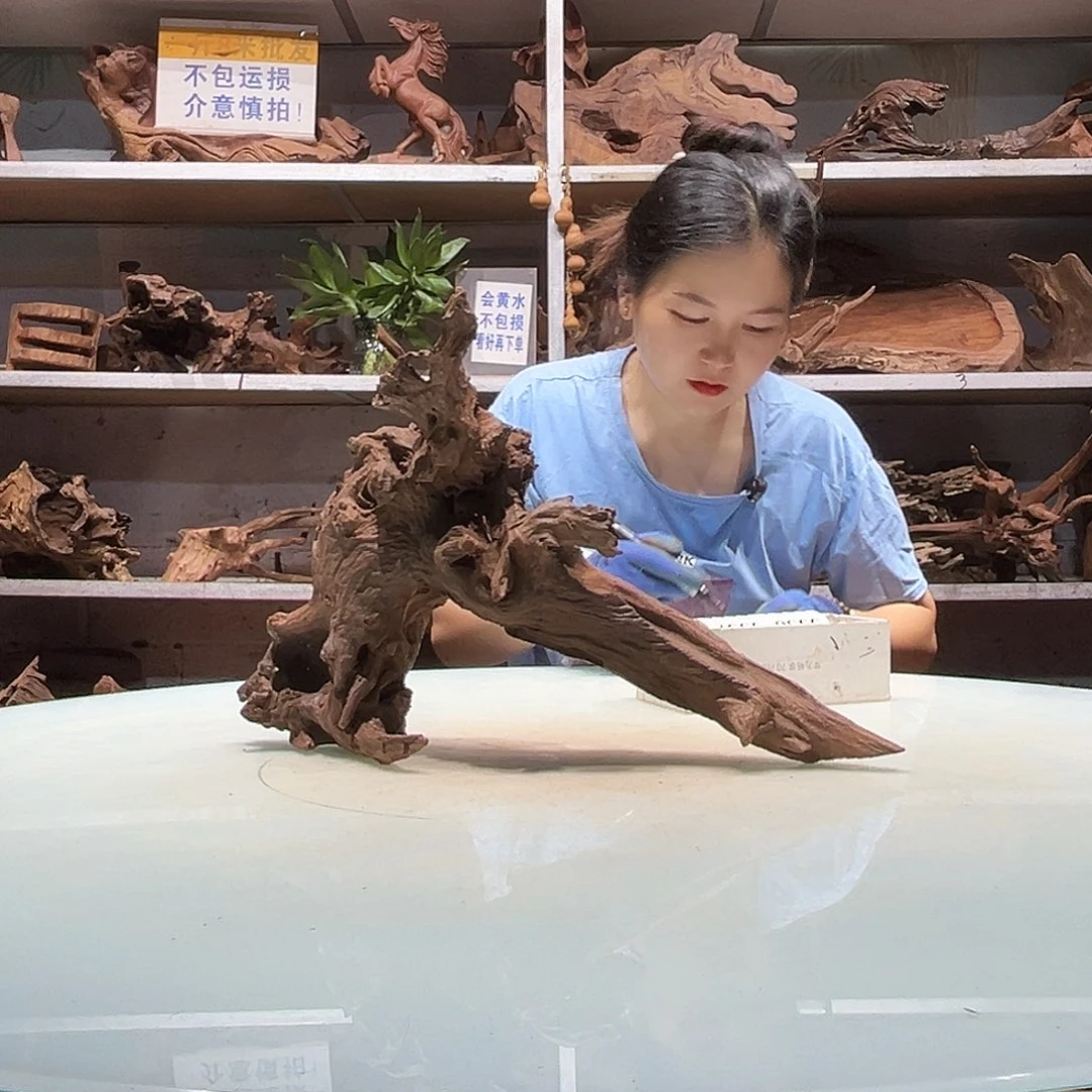 空***心镂空紫柚沉木不包损不包秒沉5548