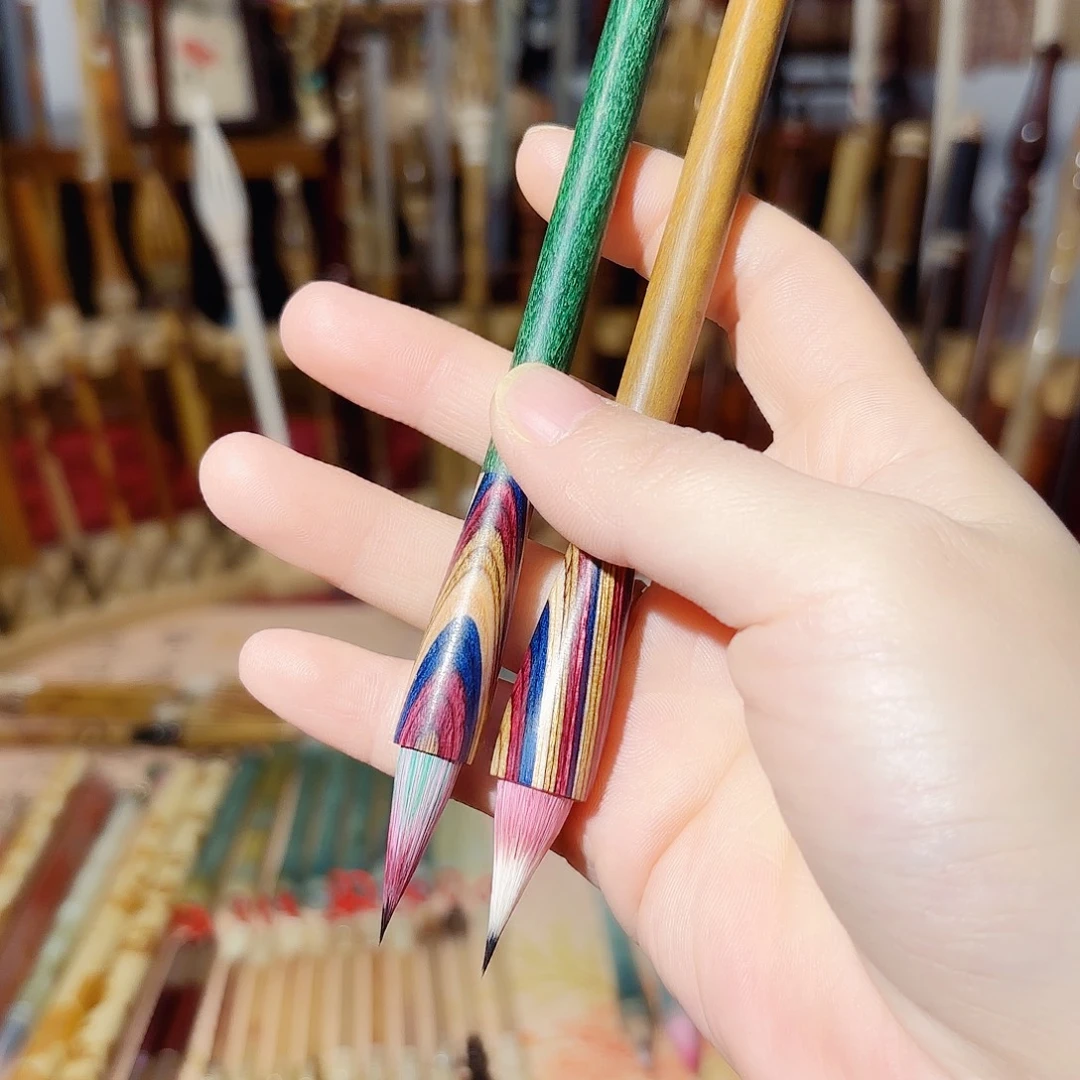 闪9(彩毛兼毫粉毛缠纸)出锋2.5口径0.7-0.9