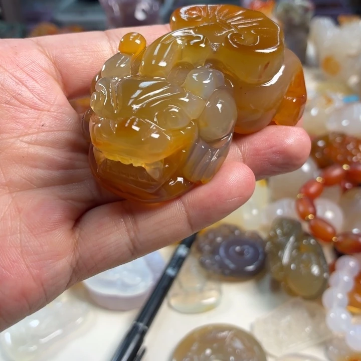 玛瑙/玉髓未镶嵌吊坠(不含链)