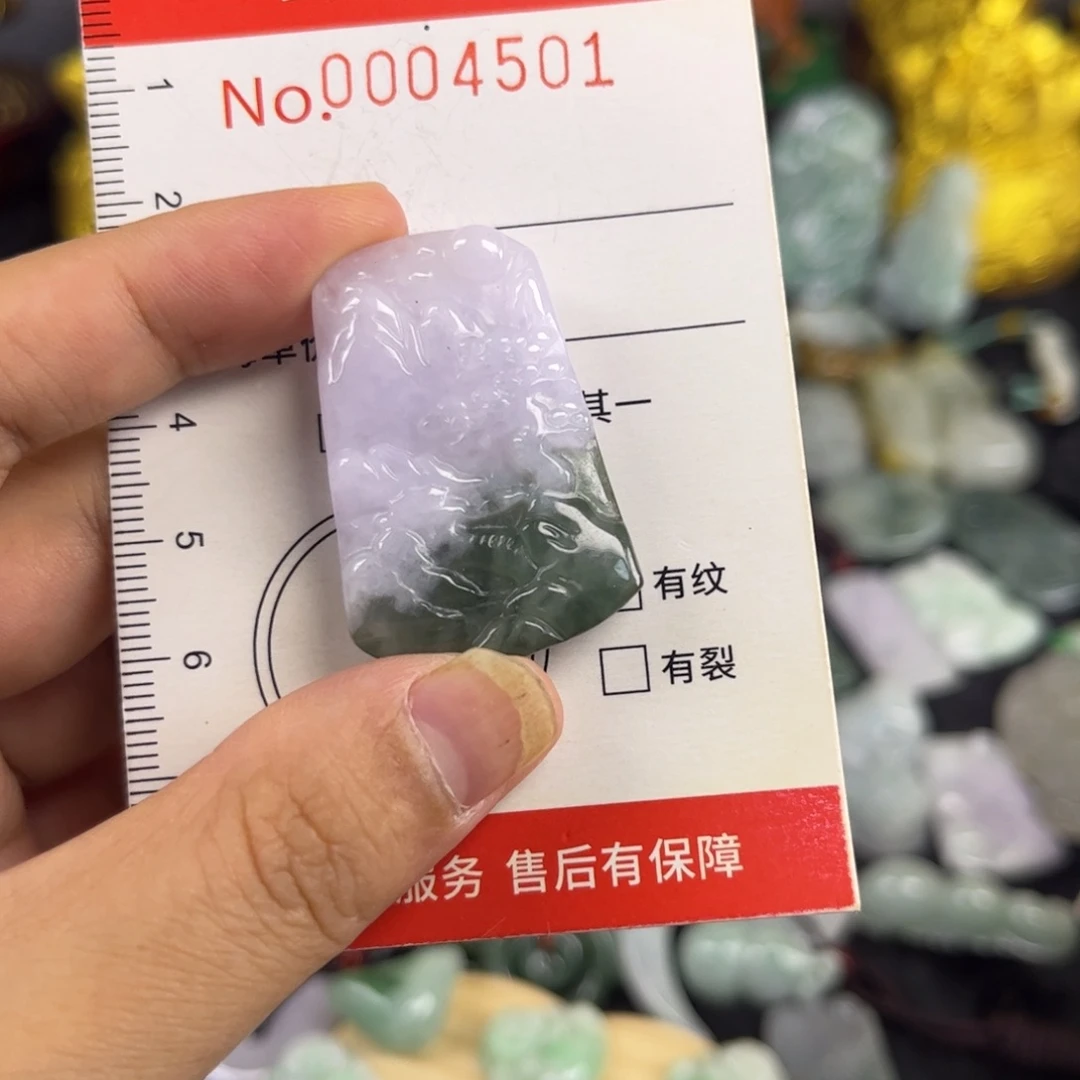 翡翠未镶嵌吊坠(赠链)72