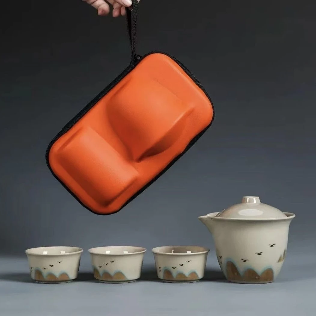 远山快客杯旅行茶具一壶3杯M16