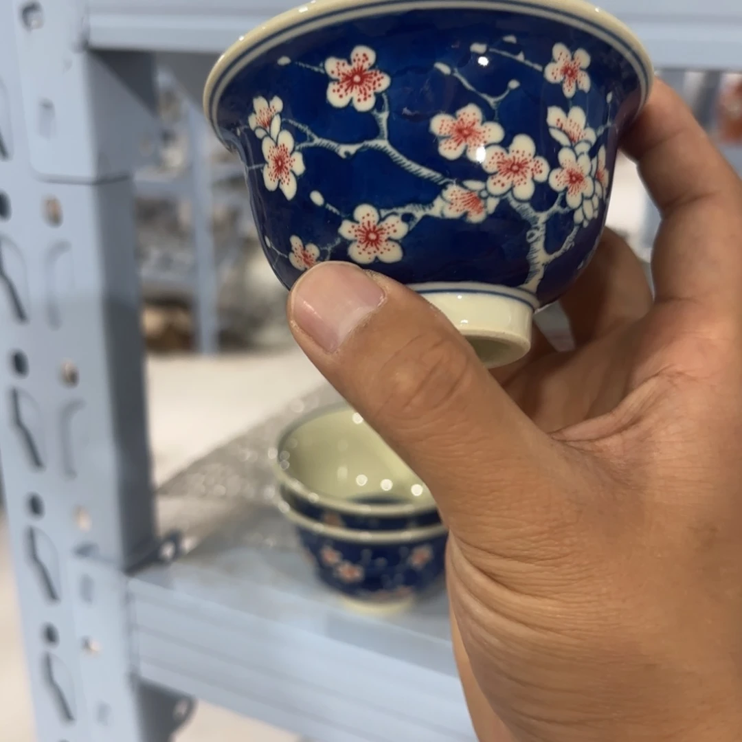 瓷片摆件手绘瓷器全部处理了