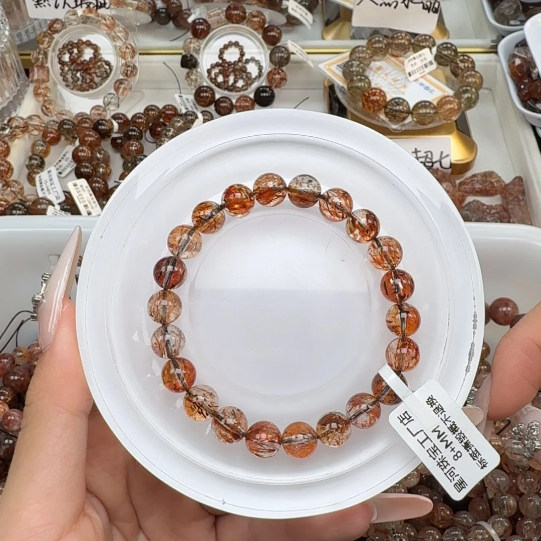 未镶嵌手链水晶黑金超七多样性发其一