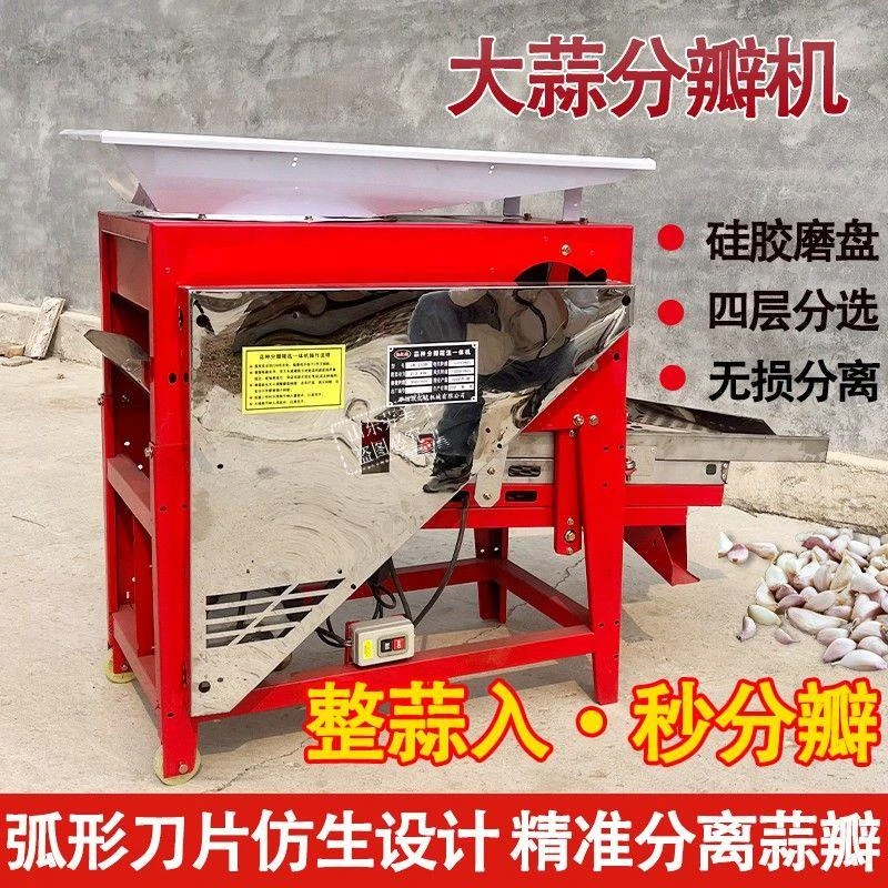 大蒜分瓣筛选一体机家用全自动蒜种筛选机分选机掰蒜机板栗剥皮机