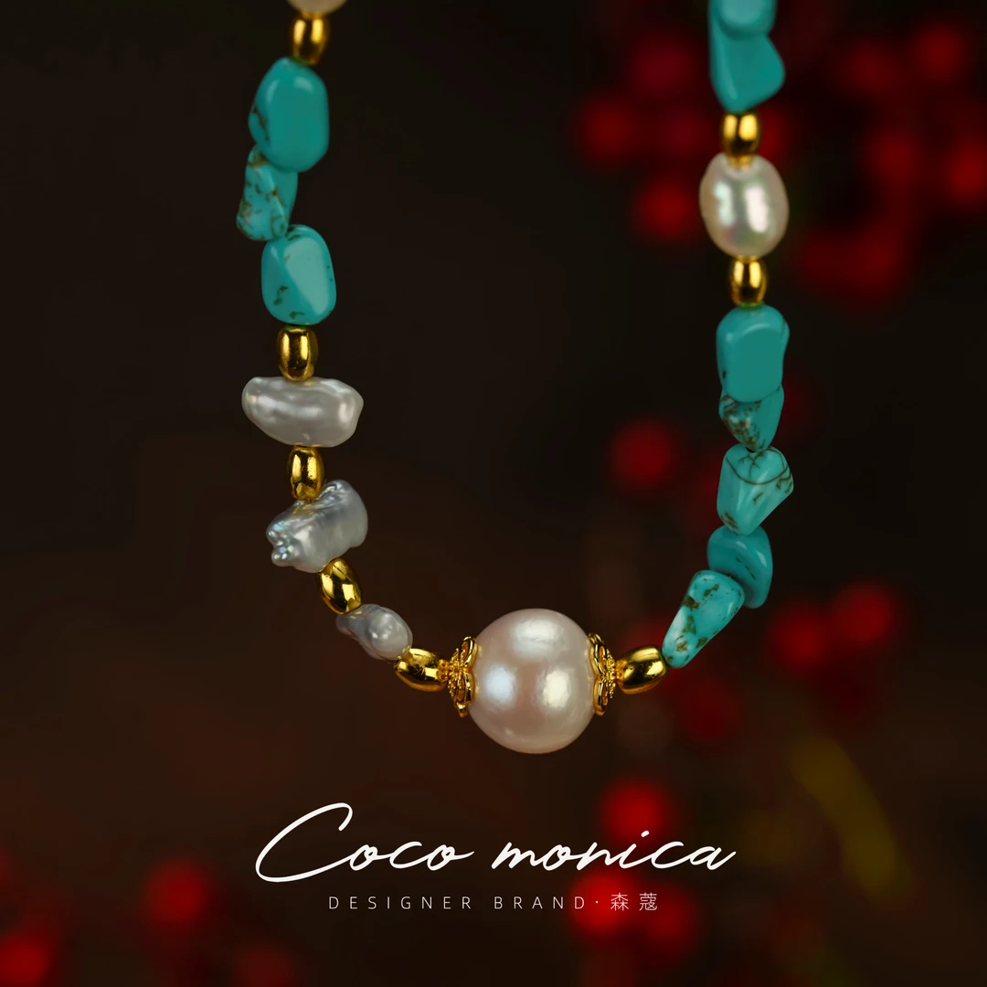 【小霞珠宝】紫色松气质小众轻奢时尚百搭绿色中古镶嵌拼接WA890