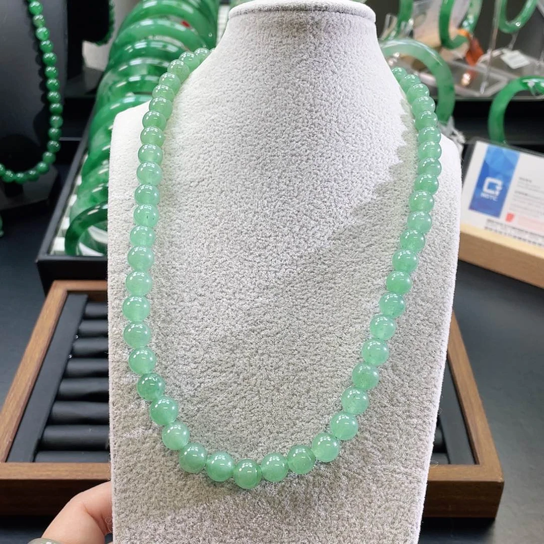 颈饰合金石英质玉