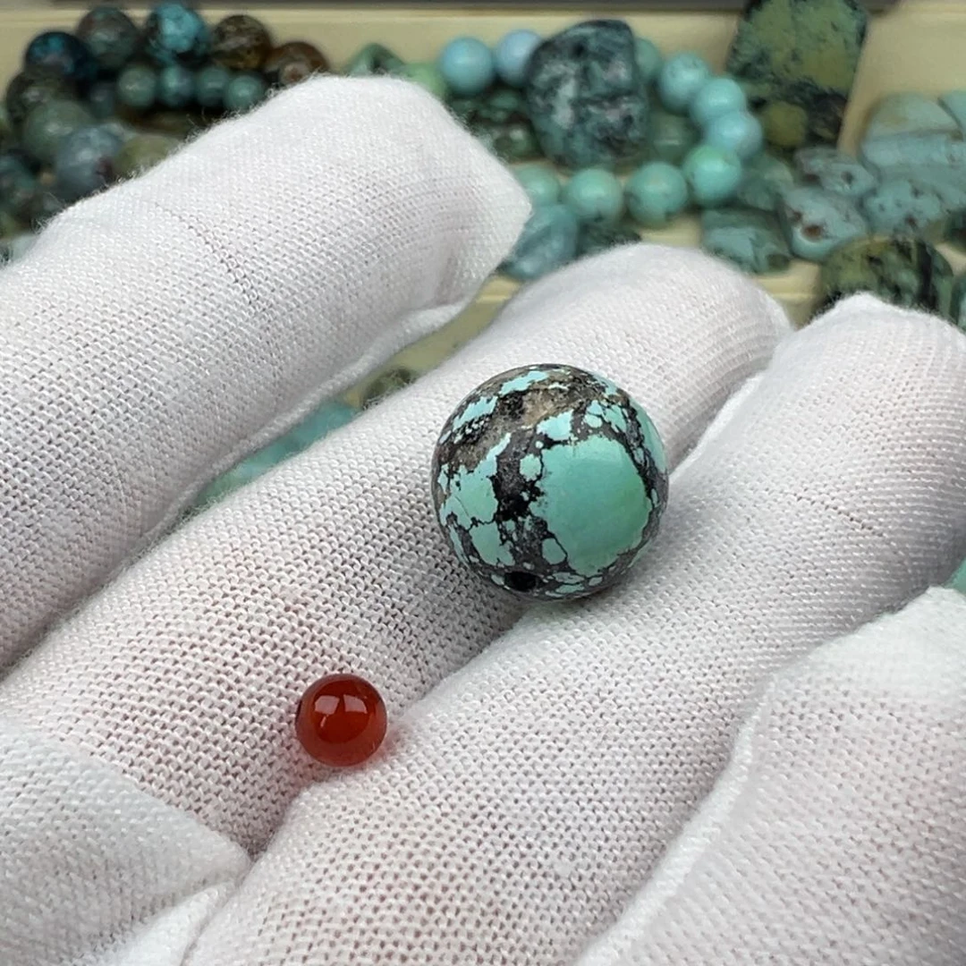 南红玛瑙配饰12.5未镶嵌