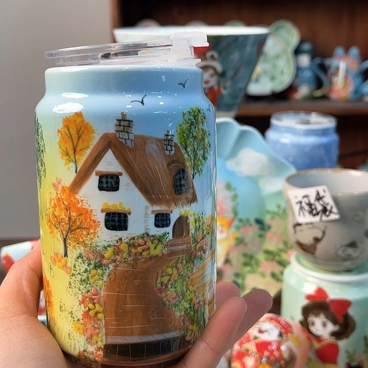 陶景德镇釉下手绘陶瓷