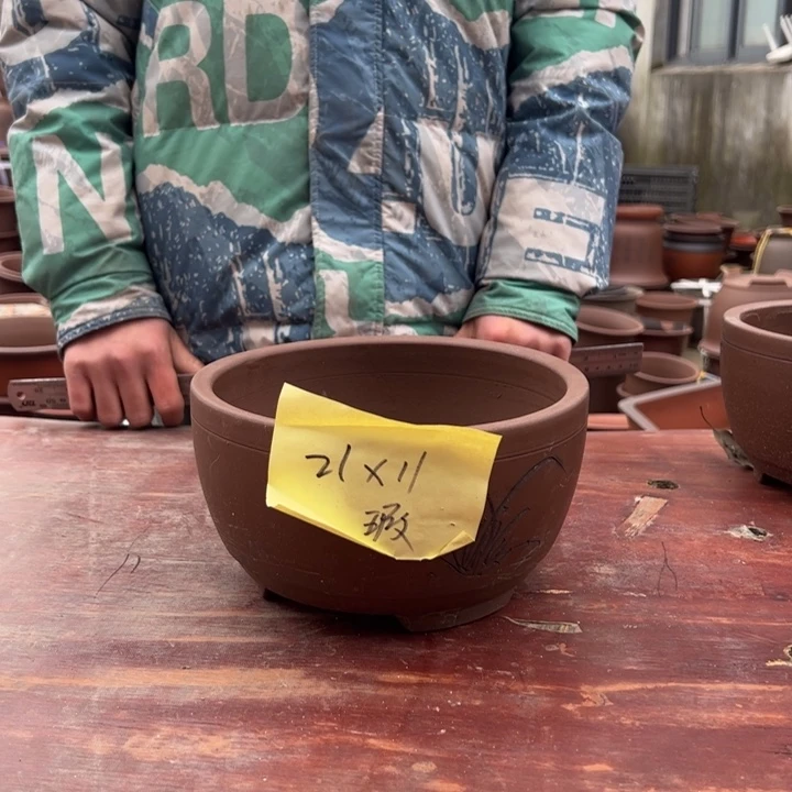 紫砂花盆紫砂花盆