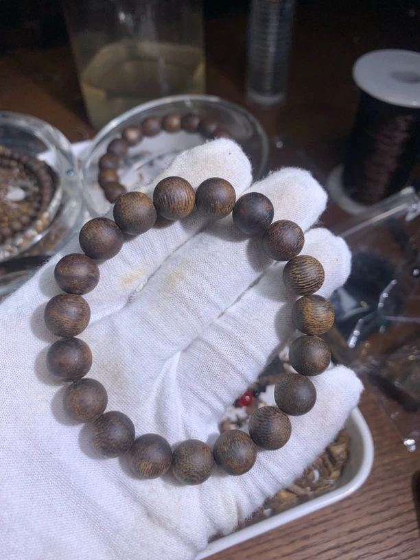 棋楠沉香手串单圈