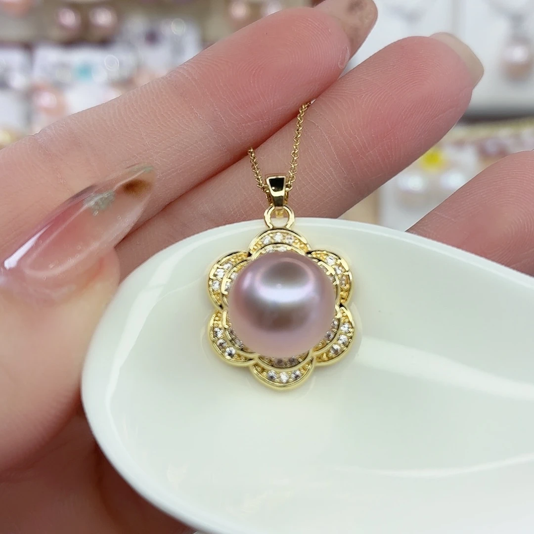 颈饰淡水珍珠合金