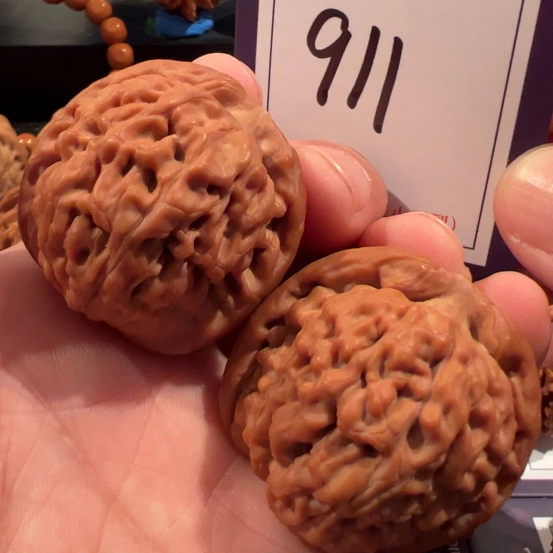 文玩核桃把件全品莲花39尺寸911号