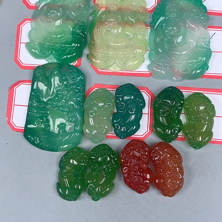 玛瑙/玉髓颈饰未镶嵌N****