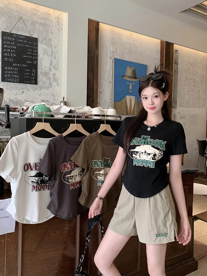 2025新款大码女装遮肉显瘦休闲百搭短裤2770