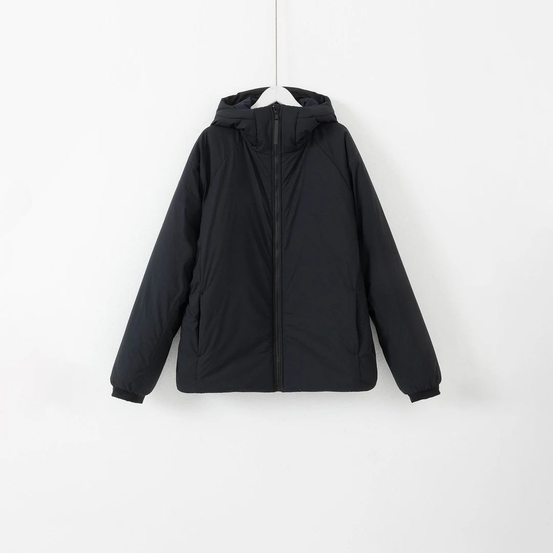 几里与麻 男装保暖厚实连帽棉服 2092350