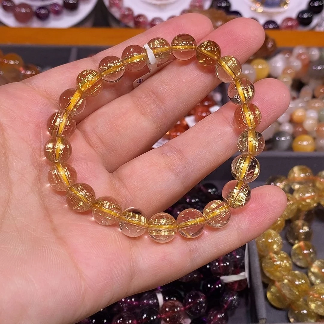 未镶嵌手链水晶金钛晶8.8