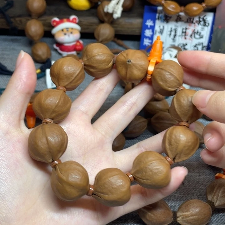 叫***吧手串/手链橄榄核梅林铁核2224