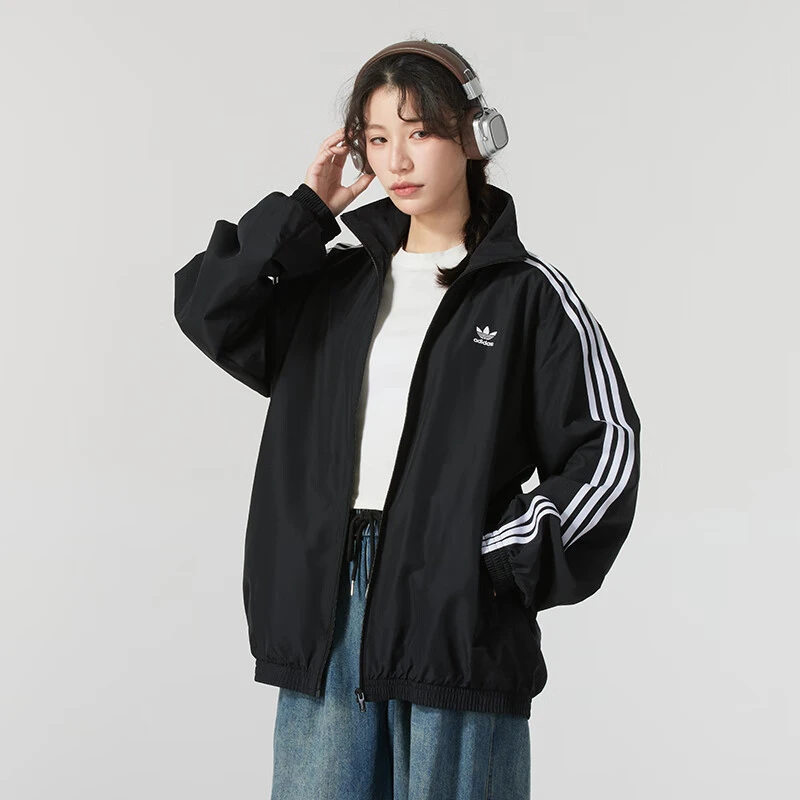 Adidas阿迪达斯三叶草女子运动休闲夹克外套JD3392