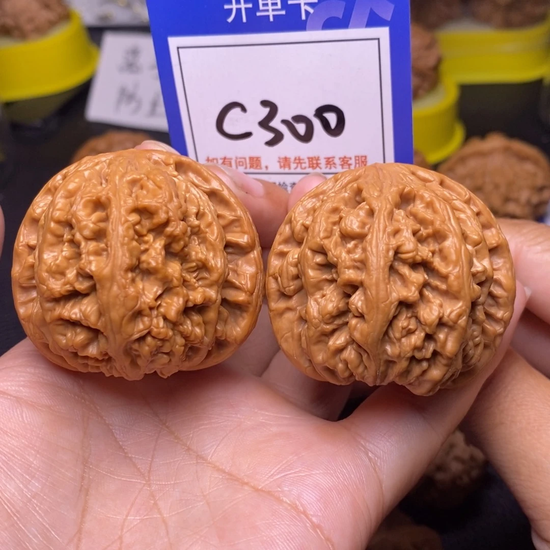 桃核把件45球筋c300