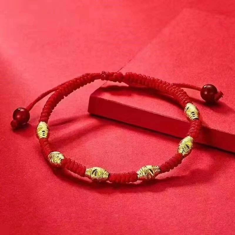 【专属福利】转运珠路路通本命年红绳男女款情侣配饰闺蜜手链手环