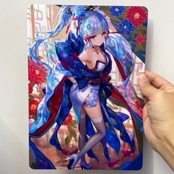 【超清A4大卡】双面印刷大卡超高精度6000DPI类肤质300克装饰画纸