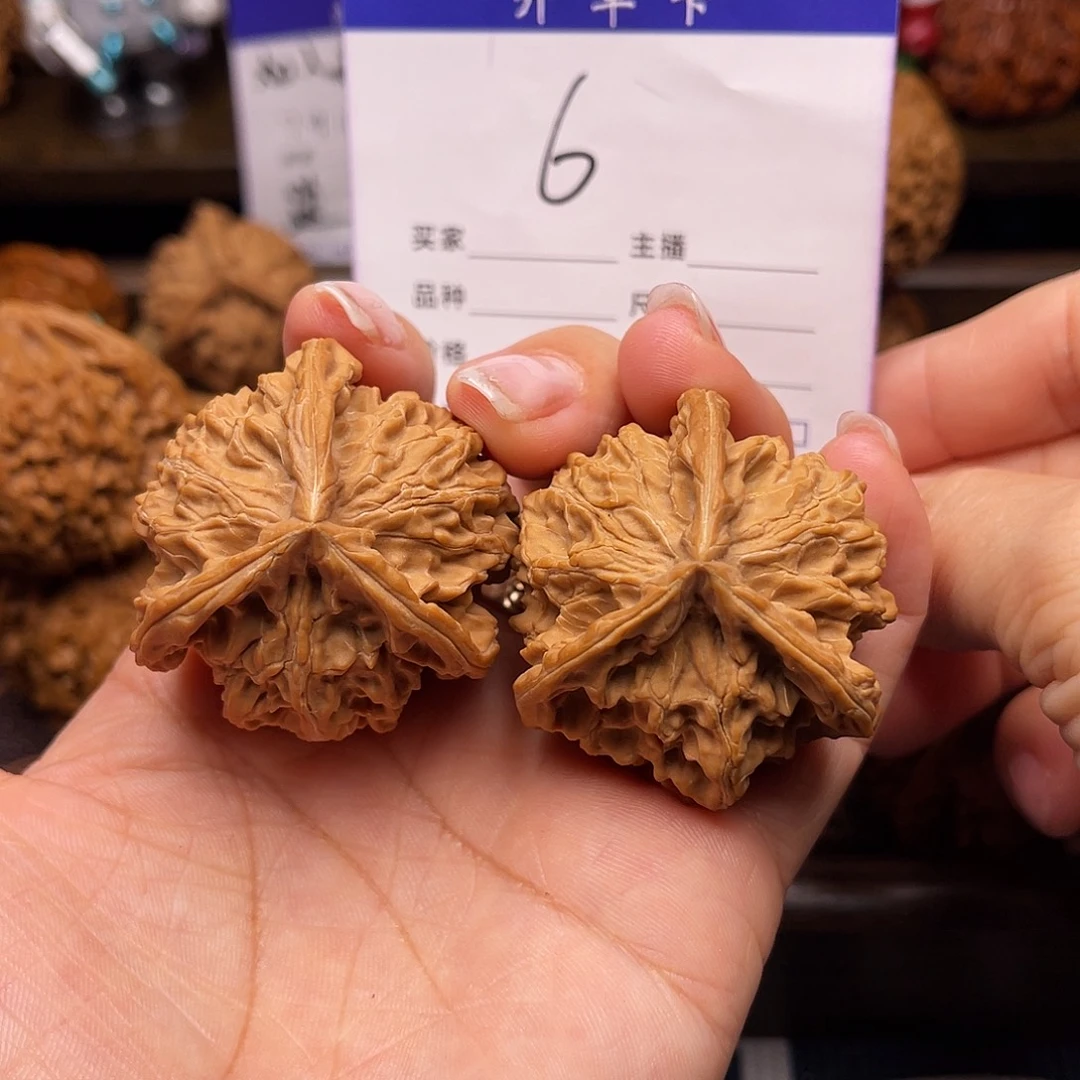 桃核吊坠盘山三棱4