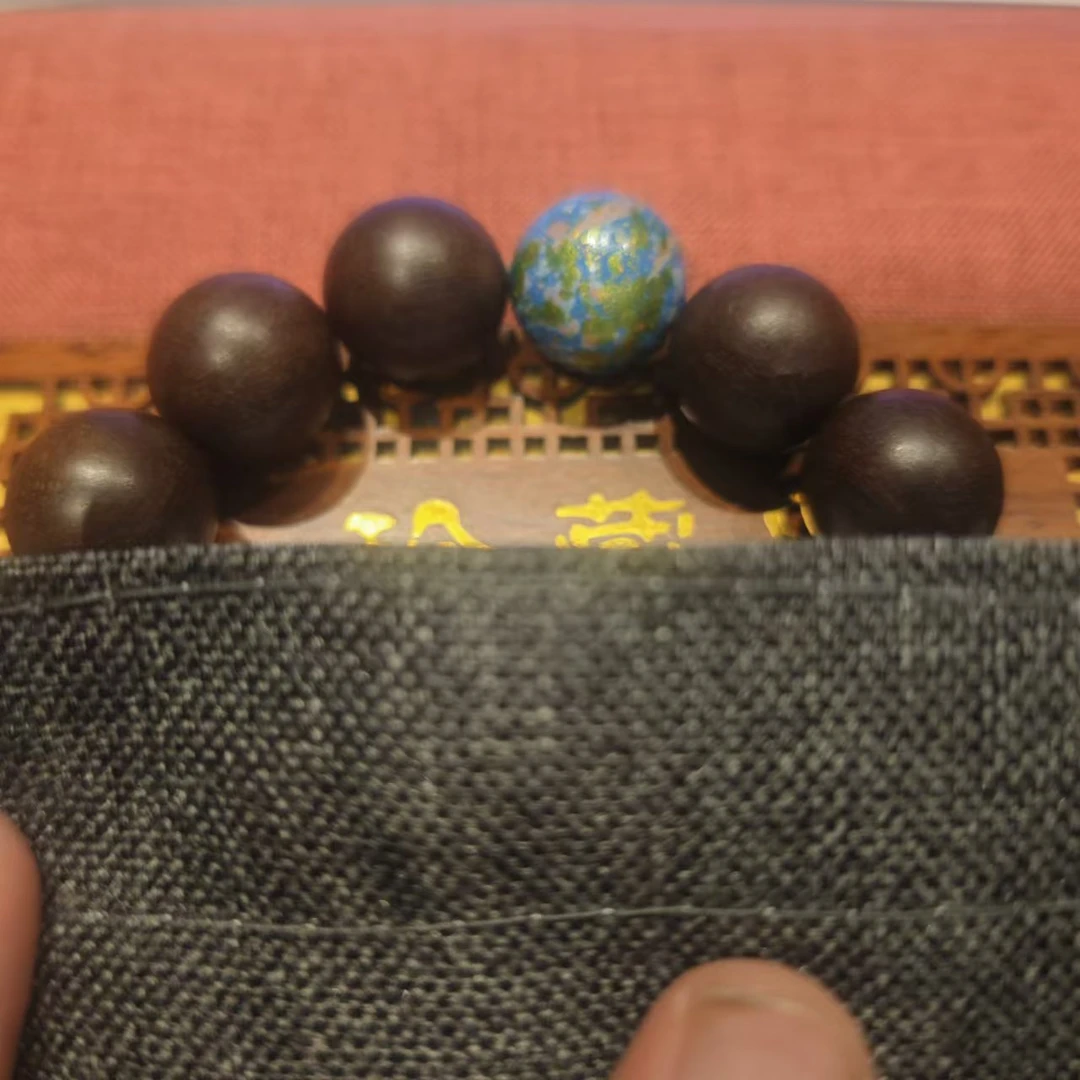 18mm大漆原木原色情侣款雕刻圆形挂牌饰品