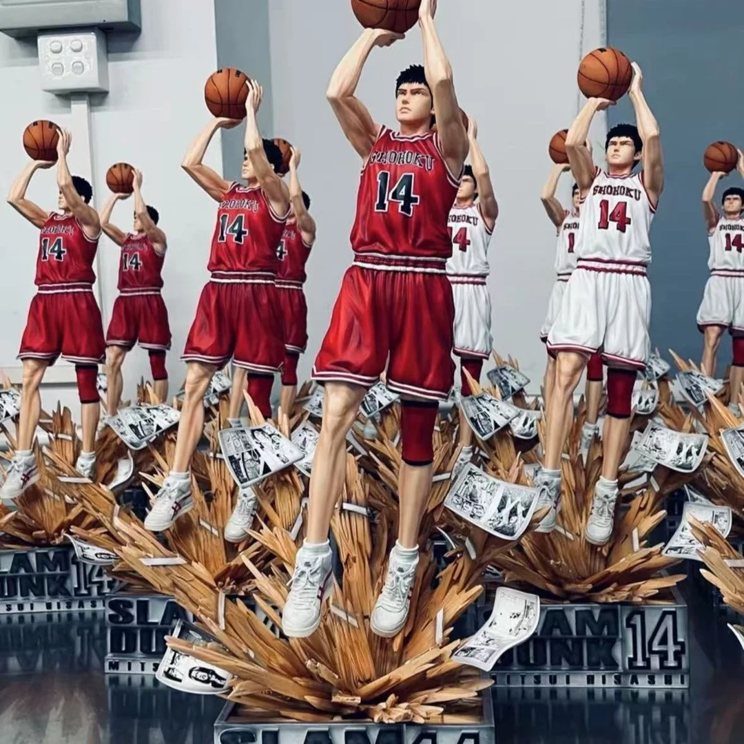 【现货】47CM 投篮三井寿 灌篮高手手办