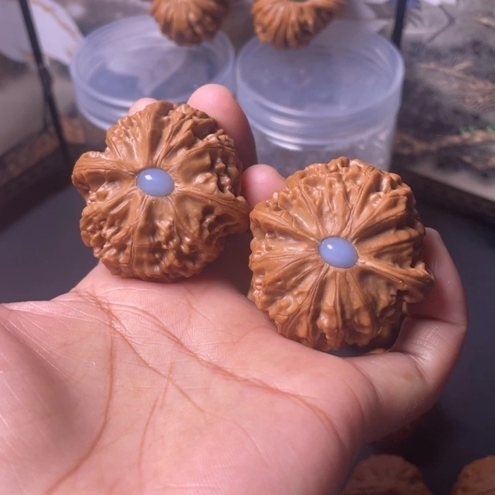 文玩核桃把件42宫灯