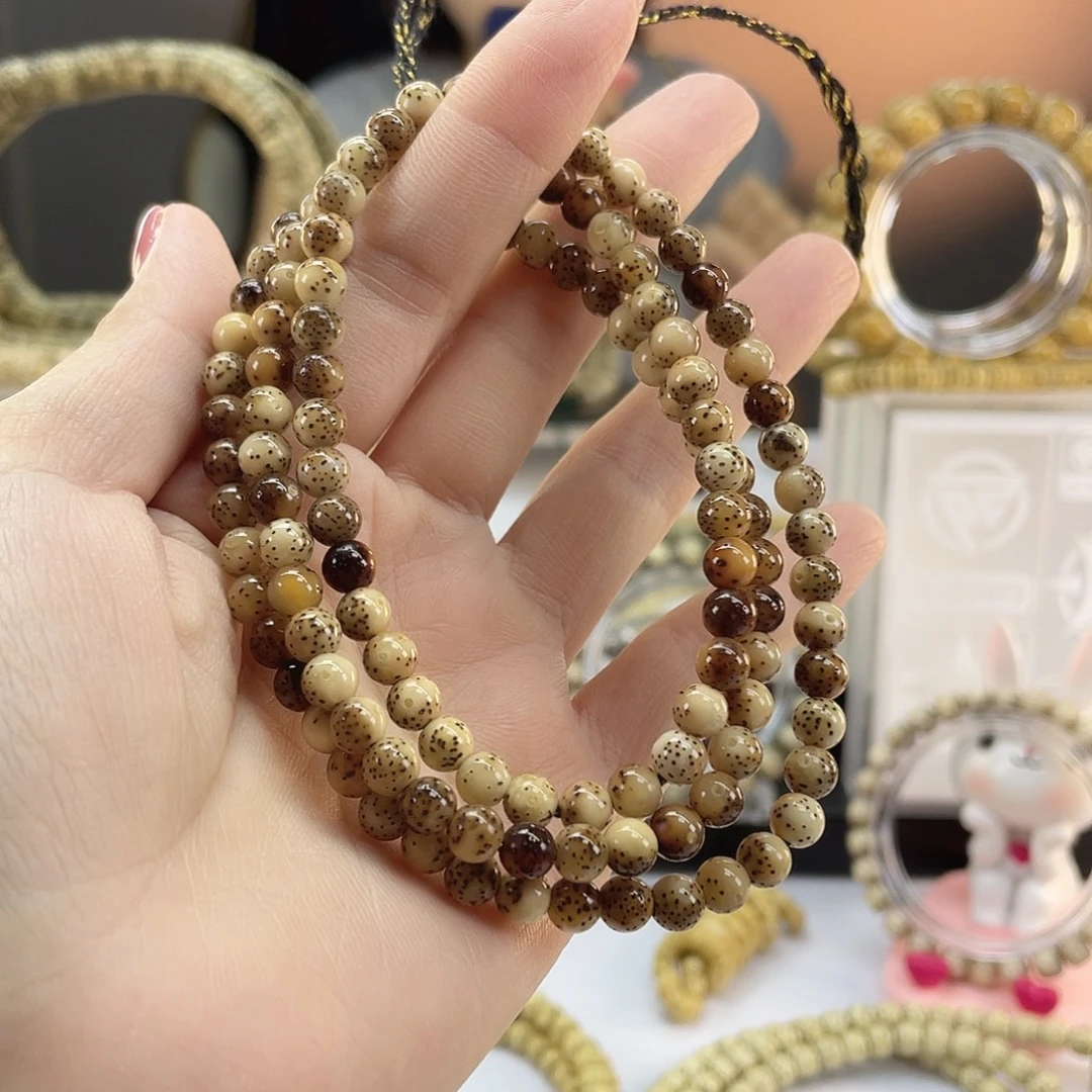 吊坠星月菩提6圆火烧云108