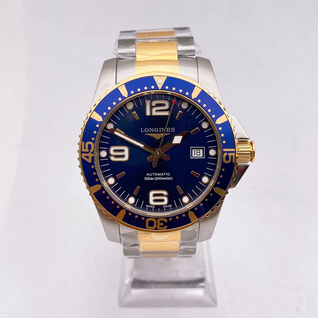 95新 Longines/浪琴 间金康卡斯642瑞士原装自动机械男表