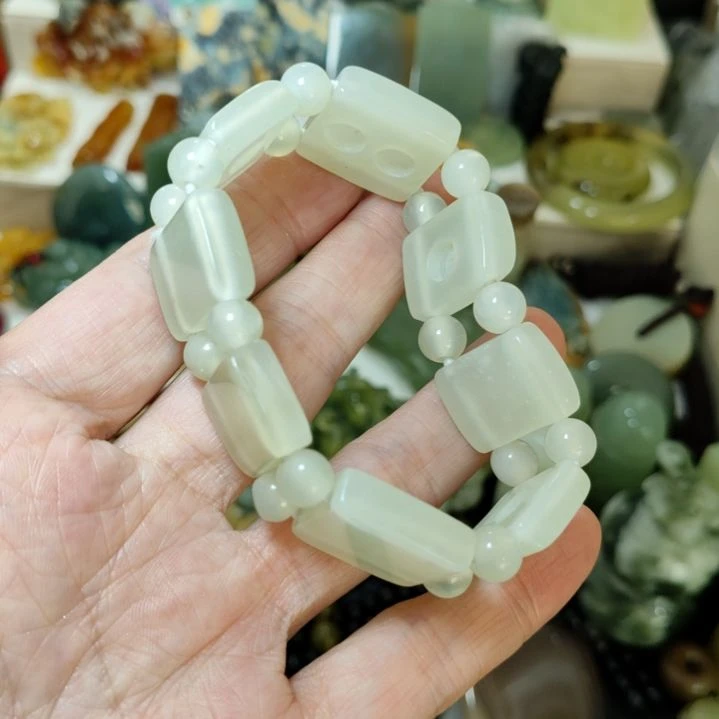 岫玉未镶嵌手串手串