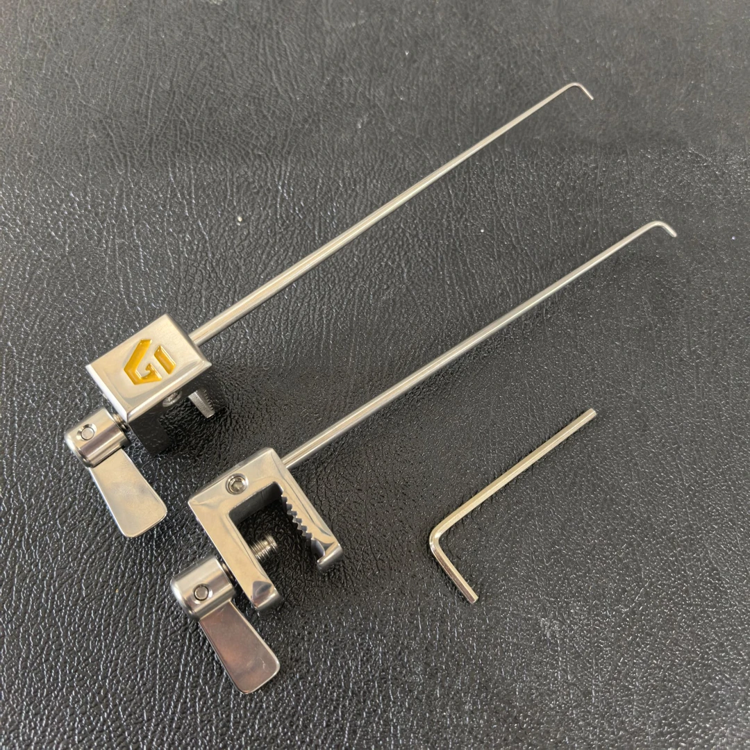 手作飞磕挡针钛合金针弹力高弹钛合金君田配件工艺垂钓通用