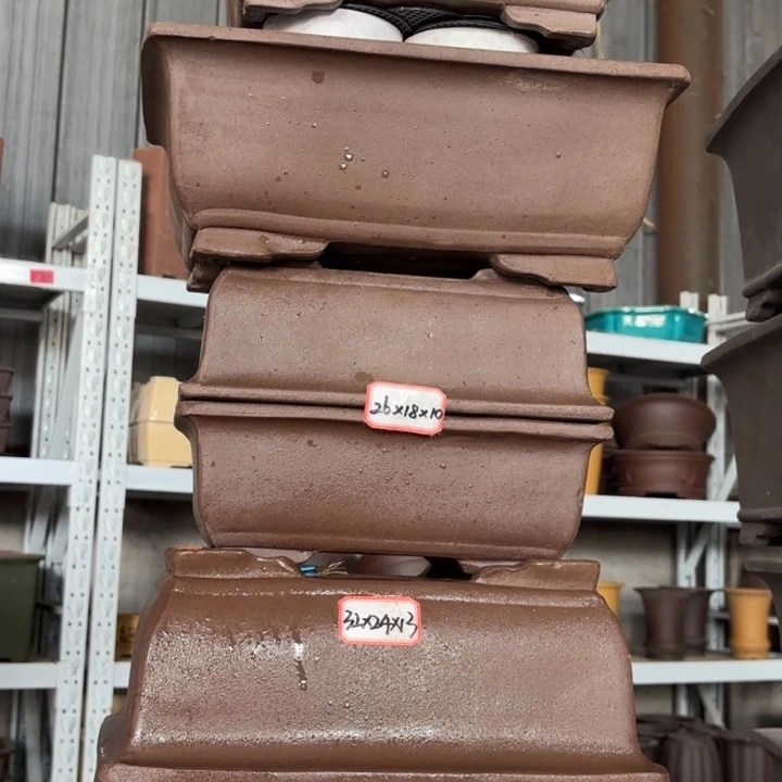 紫砂花盆   100-6。