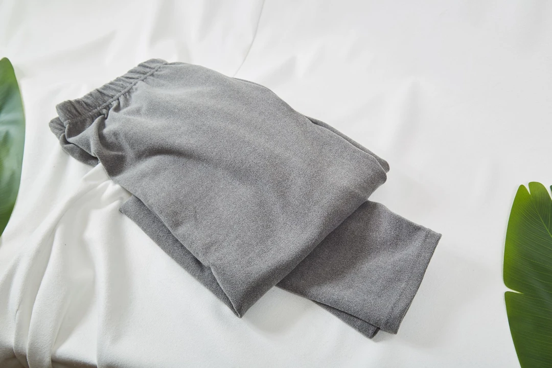 德绒男款保暖裤透气亲肤贴身环保高弹加厚灰色休闲时尚