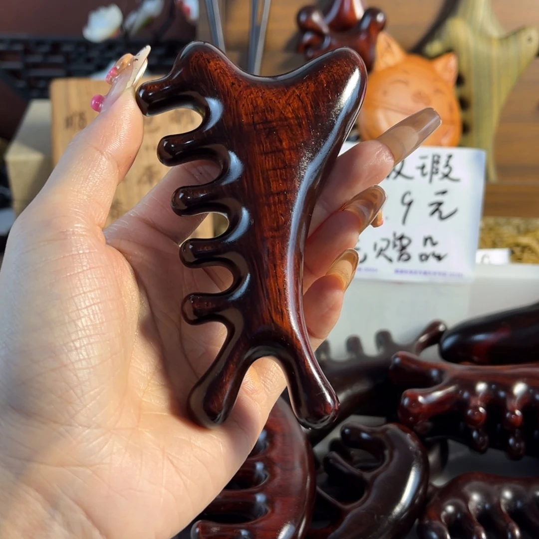 亚***部紫檀木四合一按摩梳