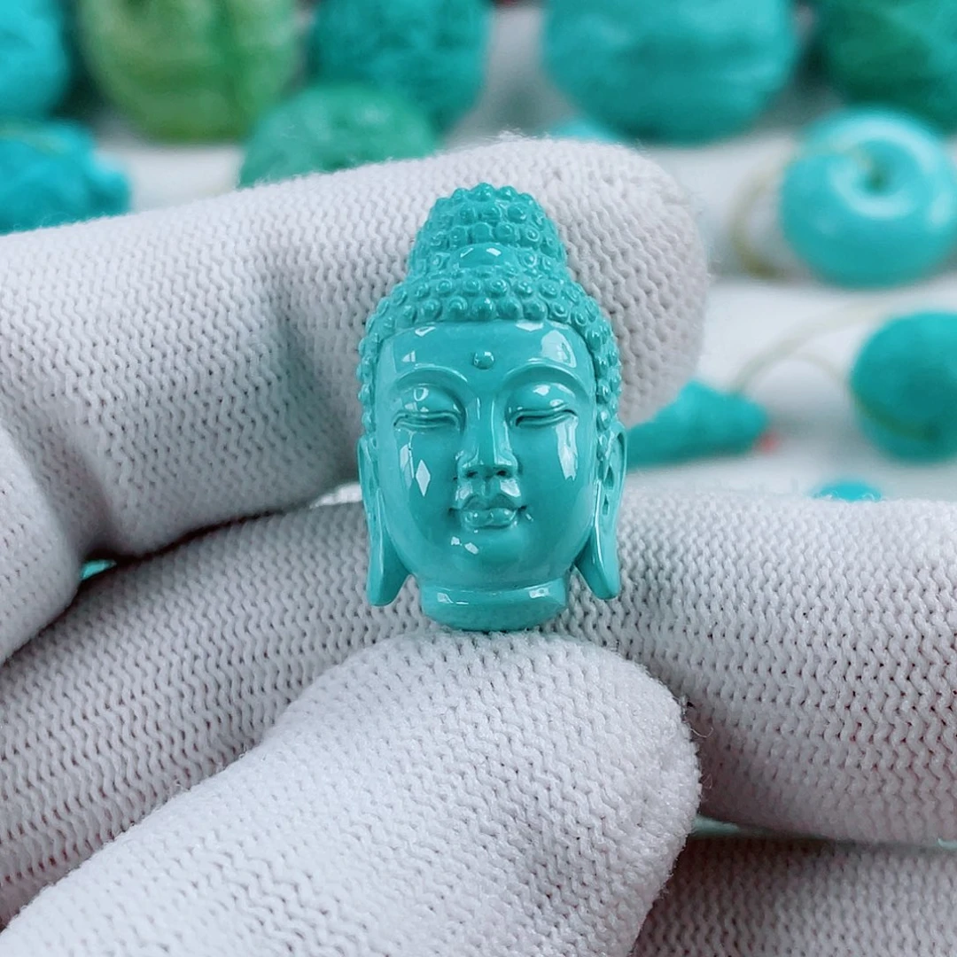 绿松石未镶嵌车挂