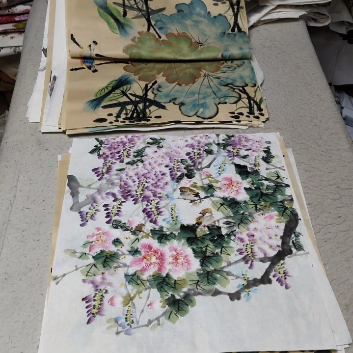 国画何**满国画花鸟花鸟花鸟