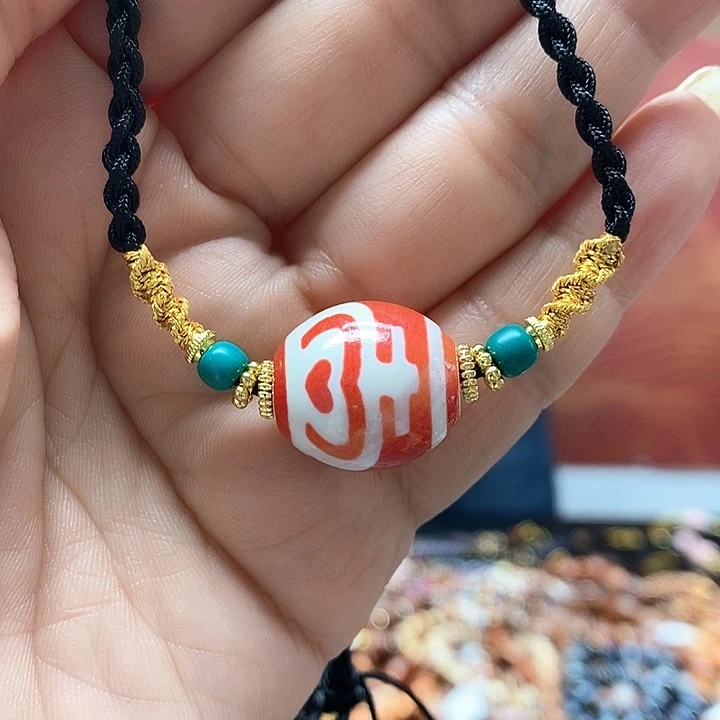 玛瑙/玉髓颈饰合金