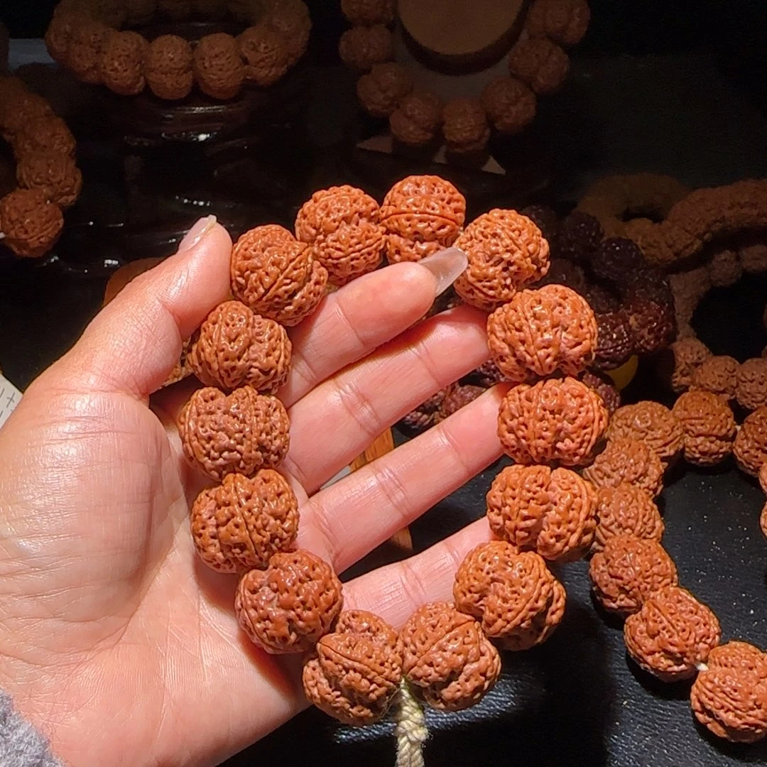 金刚菩提吊坠24深沟梅花