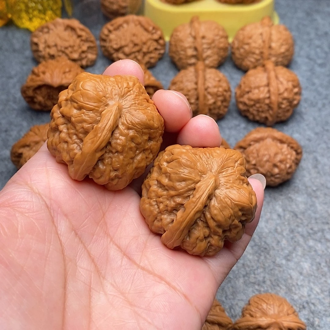 文玩核桃把件精品一帆风顺40全品