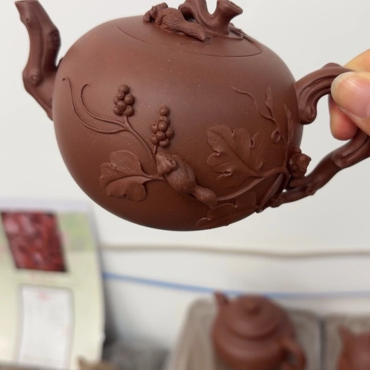 紫砂茶壶宜兴原矿底槽青