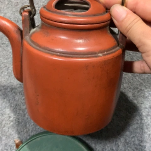 紫砂茶壶陶瓷摆件爱好者摆件