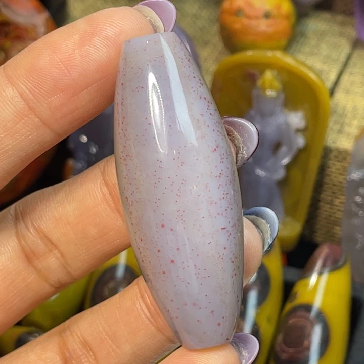 玛瑙/玉髓未镶嵌珠宝奇石紫瓷红沙