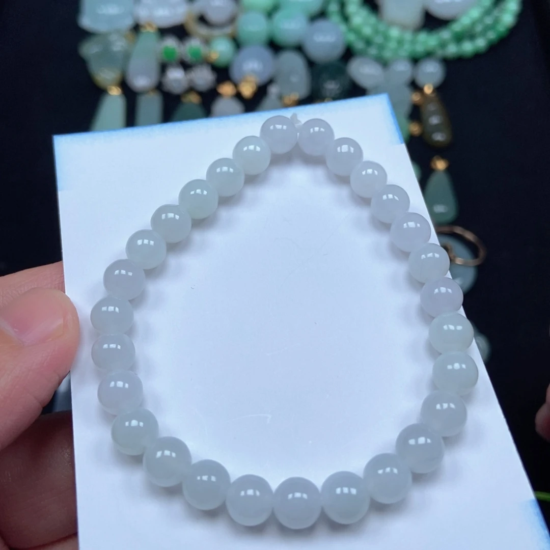 翡翠未镶嵌颈饰珠串