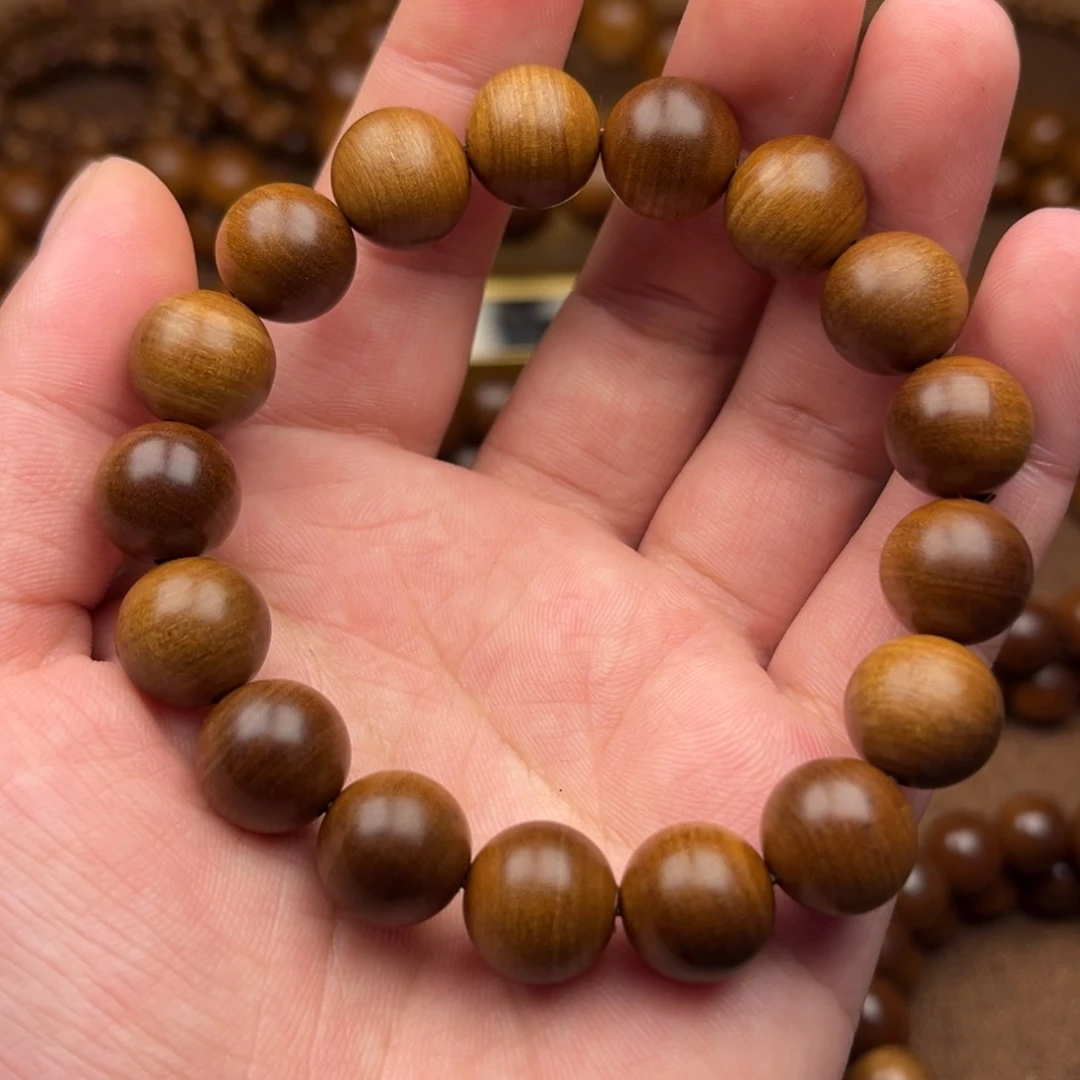 檀香木老山檀1.2圆珠单圈