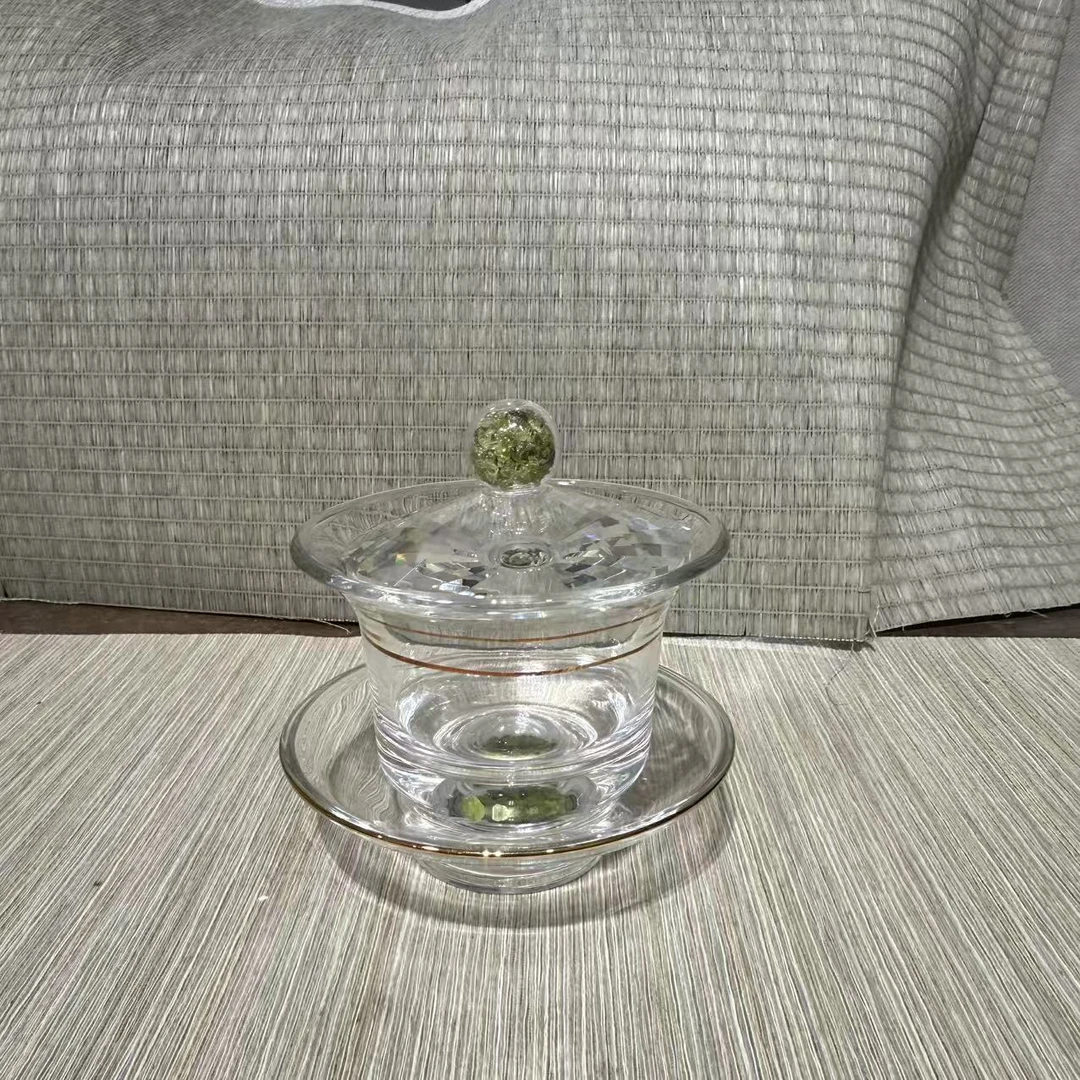 【中国邮政专属链接】水晶玻璃盖碗2337