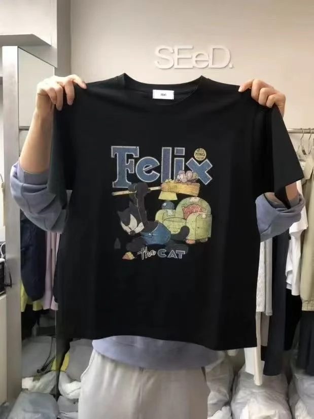 东大门大力猫短袖T恤
